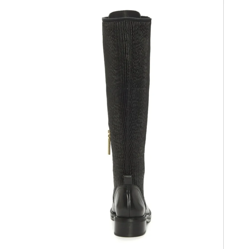 Louise Et Cie - Black Leather Lace Up Biker Boots